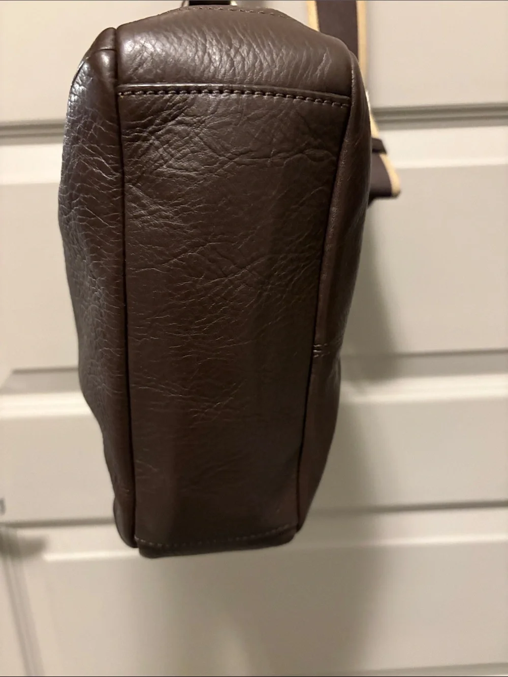 Coach Men's Heritage Pebbled Leather Flight Bag
